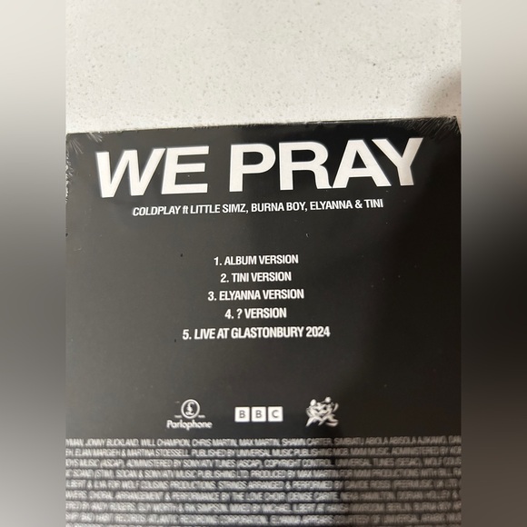 Coldplay - We Pray CD single - Picture 3 of 3